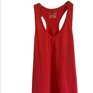 Under Armour LG Corral/Orange heat gear tank top